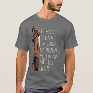 T-shirt Funny Quote For Riders And Horse Lovers funny