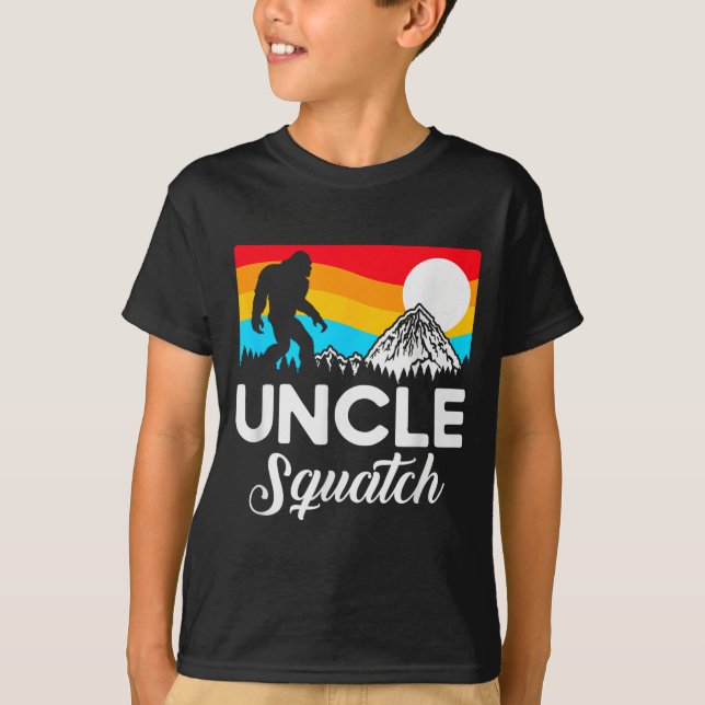 T-shirt Funny Quote Uncle Bigfoot Squatch  (Devant)