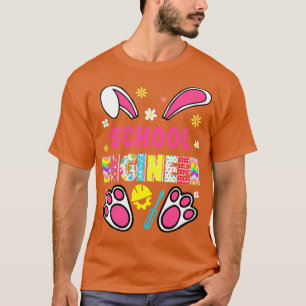 T-shirt Funny Rabbit Ingénieur de l'école Oeufs de Pâques