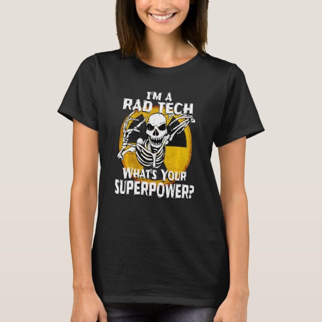 T-shirt Funny Rad Tech Technicien en Radiologie Xray Tech  (Devant)