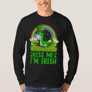 T-shirt Funny Rainbow Kiss Me Je suis Irish Mule St Patric