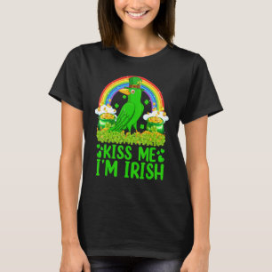 T-shirt Funny Rainbow Kiss Me Je suis irlandais Raven Bird