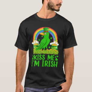 T-shirt Funny Rainbow Kiss Me Je suis irlandais Raven Bird