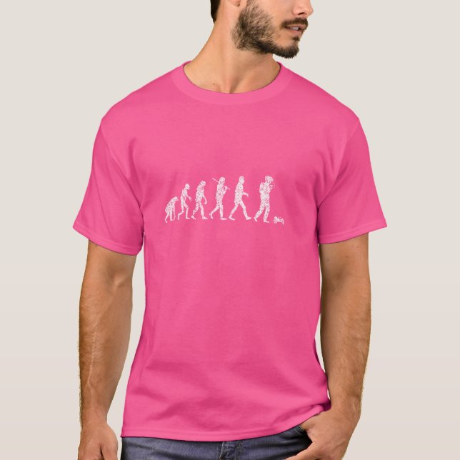 T-shirt Funny RC Car Évolution humaine Télécommande voitur (Devant)