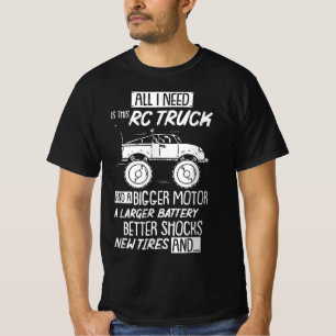 T-shirt Funny RC Racing RC Truck Radio Contrôlée RC Car S