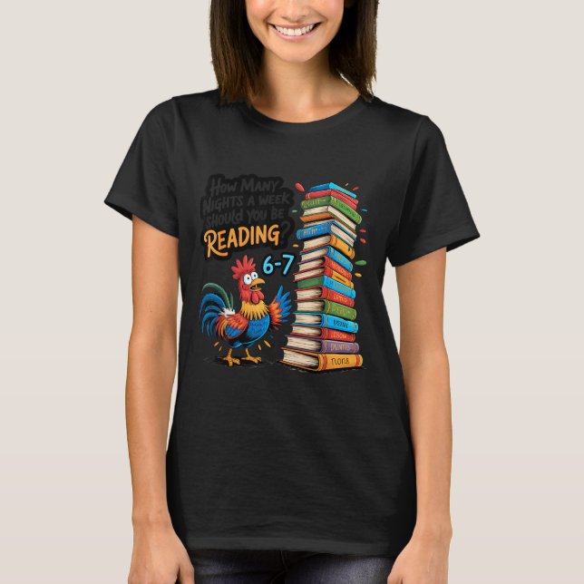 T-shirt Funny Reading 67 Six Seven Meme Englieacher Book L (Devant)