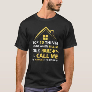 T-shirt Funny Realtor Agent immobilier Broker