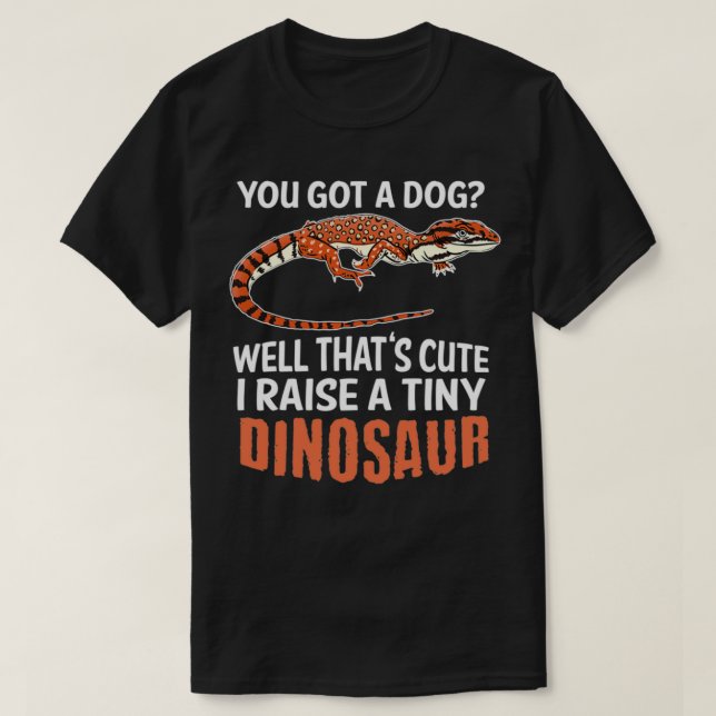 T-shirt Funny Red Ackie SpinyTail Monitor Lizard Pe cadeau (Design devant)