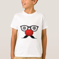 Funny Red Nose yeux étranges lunettes moustache