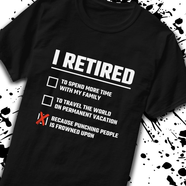 T-shirt Funny Retirement - I'm Retired - Happy Retirement (Créateur téléchargé)