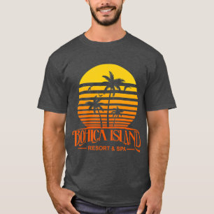 T-shirt Funny Retro Bohica Island Resort Et Vétérinaire 