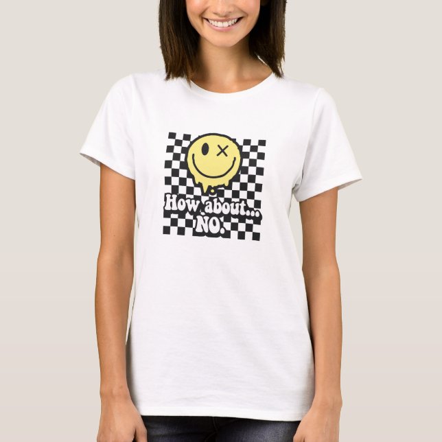 T-shirt Funny retro Et pas de sarcasme (Devant)