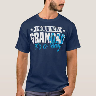 T-shirt Funny Retro Fière Nouveau Grand-Père C'est un garç