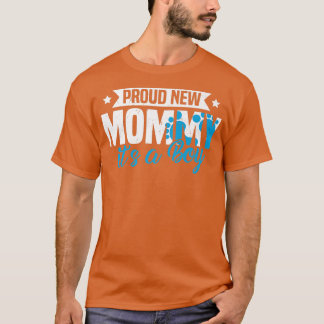 T-shirt Funny Retro Fière nouvelle maman C'est un garçon G