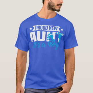 T-shirt Funny Retro Fière nouvelle tante C'est un garçon G