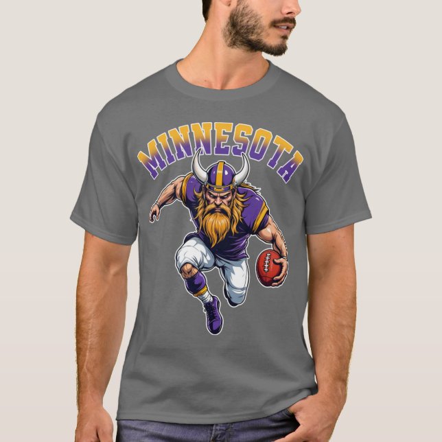 T-shirt Funny Retro Graphic Minnesota Nom JeuJours S (Devant)