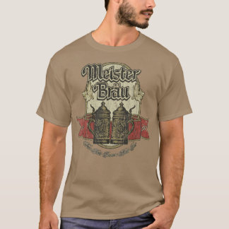 T-shirt Funny Retro Meister Brau 1891 Bière Vintage Hommes