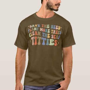 T-shirt Funny Retro Sauvez Les Abeilles - Sauvez Le Plante