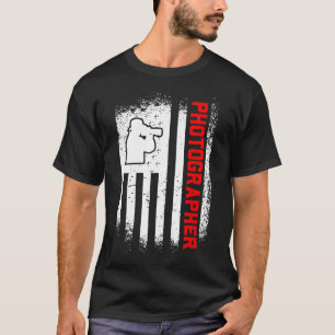 T-shirt Funny Retro Vintage Photographie Lover American Fl