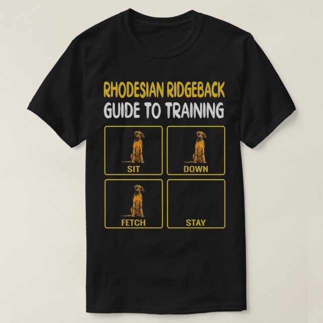 T-shirt Funny Rhodesian Ridgeback (Design devant)