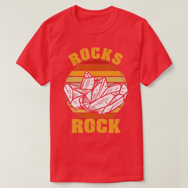 T-shirt Funny Rock Hunter Géologue Rockhound (Design devant)