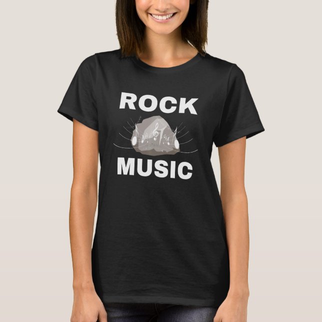 T-shirt Funny Rock Music Pun Sarcastique Mème Pour Rock (Devant)