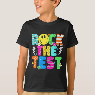 T-shirt Funny Rock The Test Test Day Professeur étudiant M