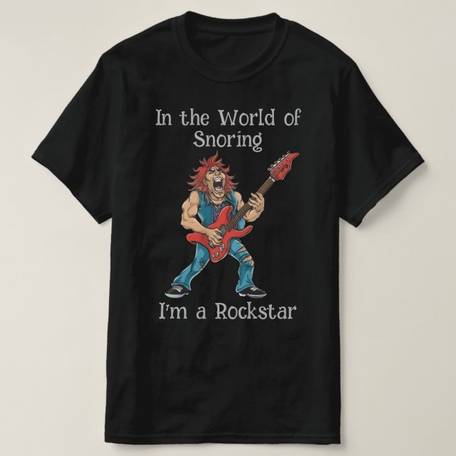 T-shirt Funny Rockstar (Design devant)