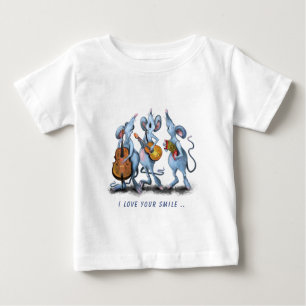 T-shirt Funny Romantic Mouse