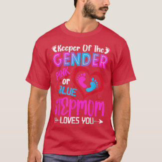 T-shirt Funny Rose Ou Blue Stepmere Vous Aime Révéler Le S