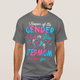 T-shirt Funny Rose Ou Blue Stepmere Vous Aime Révéler Le S