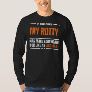 T-shirt Funny Rotty Lover Tee - Conception audacieuse et h