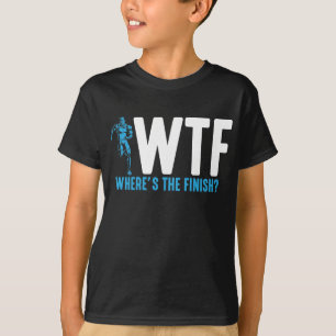 T-shirt Funny Running et Marathon Citation sports de triat