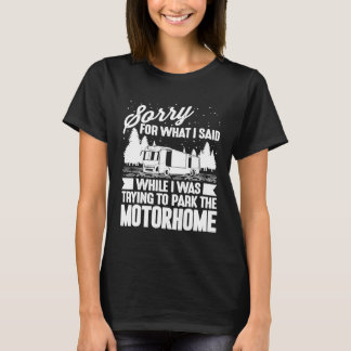 T-shirt Funny Rv Camping Hommes Femmes Camping Parking Mot