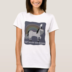 T-shirt Funny Sad Emo Unicorn