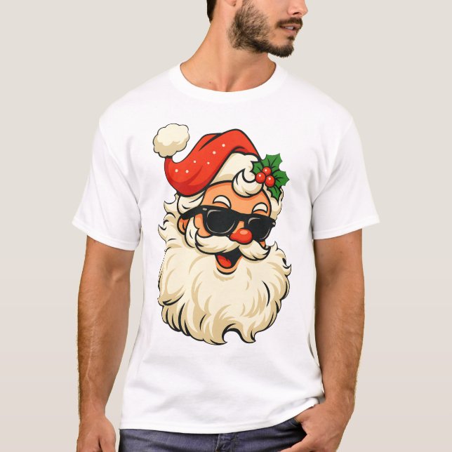 T-shirt funny santa claus (Devant)