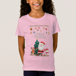 T-Shirt Funny Santa, Snowman, Merry Christmas