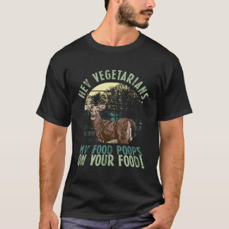 T-shirt Funny Sarcasm Carnivore Anti Vegetarian Viande vég