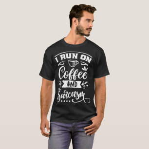 T-shirt Funny sarcasme hilarant gag l bien connu noir