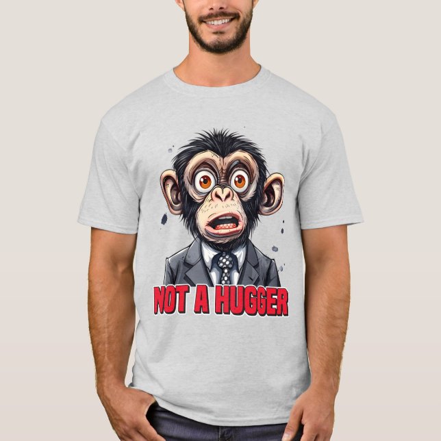 T-shirt Funny sarcasme hugger word art (Devant)