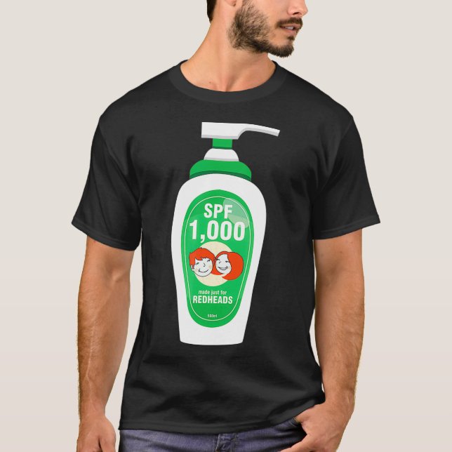 T-shirt Funny Sarcastic Irlandais Ginger Redhead SPF 1000  (Devant)