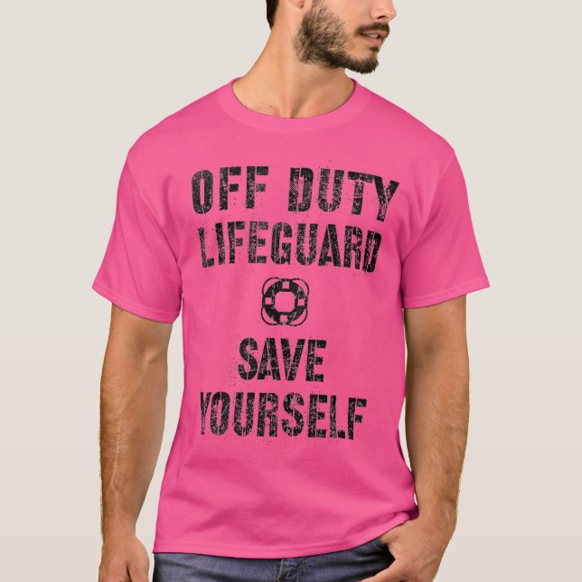 T-shirt Funny Save Yourself (Devant)
