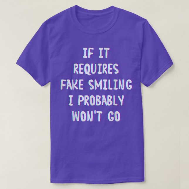 T-shirt Funny Saying (Design devant)