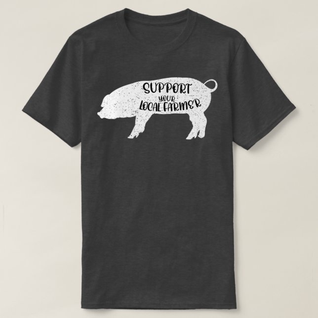 T-shirt Funny Saying Pig Farmer Farm Animal Premium  (Design devant)