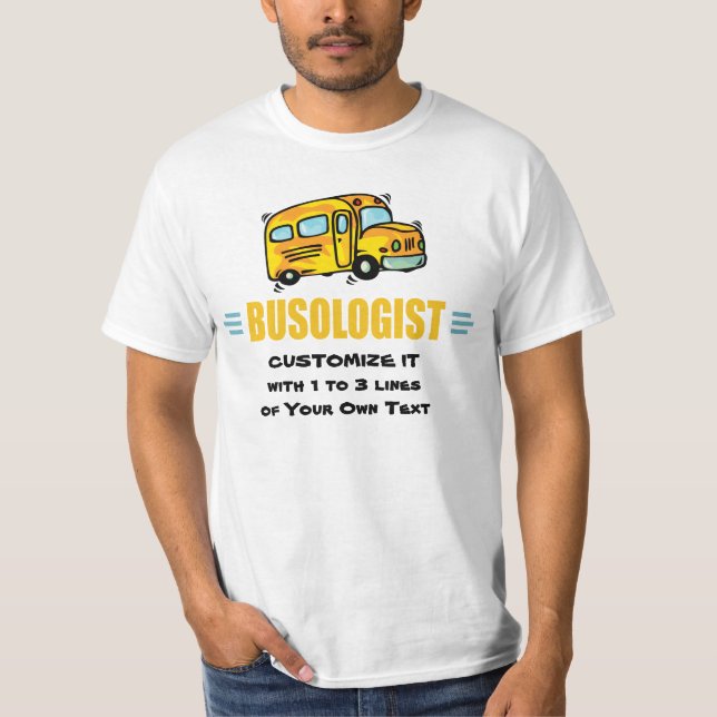 T-shirt Funny School Bus (Devant)