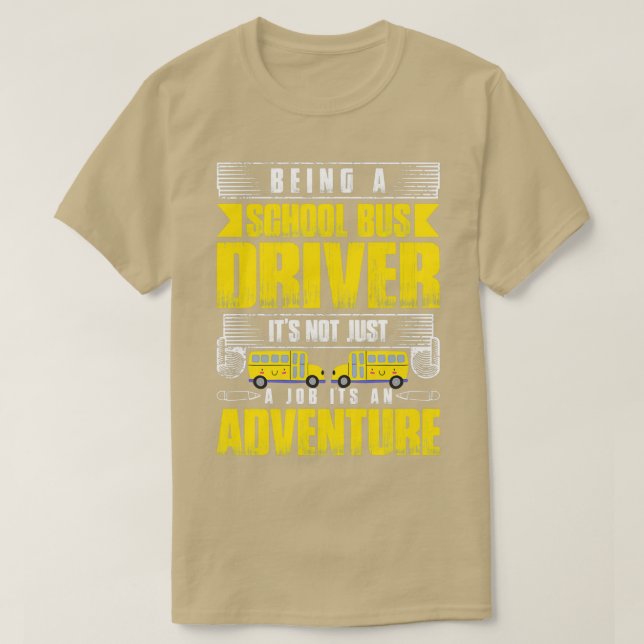 T-shirt Funny School Bus Driver 5 (Design devant)