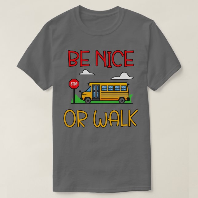 T-shirt Funny School Bus Driver Dons School Bus Driving 1 (Design devant)