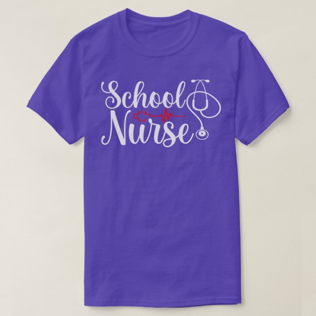 T-shirt Funny School Nurse Doctor Idée Cadeau Pour Infirmi (Design devant)