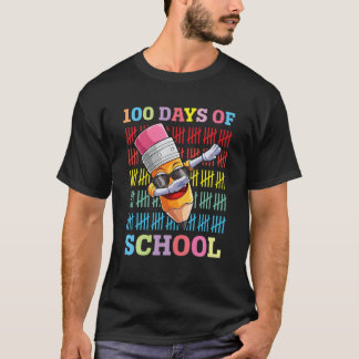 T-shirt Funny School Tee Smarter Kids Dabbing Crayon 100 D