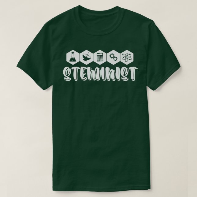T-shirt Funny Science Steminist Stem Technology Teacher Pr (Design devant)